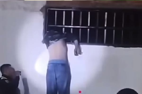 Ladrón se ahorcó al tratar de ingresar por una reja