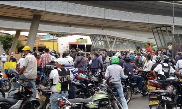 Judicializarán a motociclistas por bloqueos en Bucaramanga