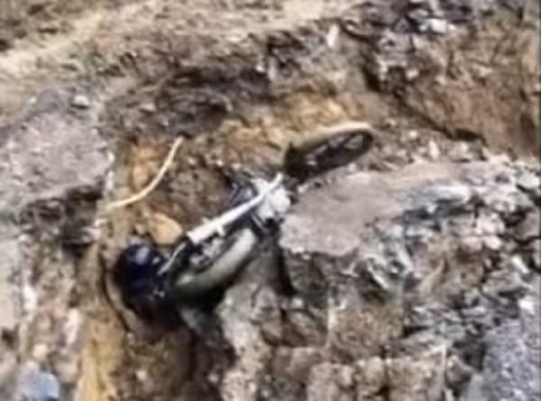 Madre e hija arrastradas por un derrumbe hacia un abismo en Florián (S)