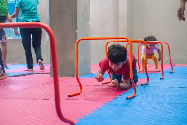 Escuela de iniciación deportiva de Inderba para niñas y niños con habilidades especiales