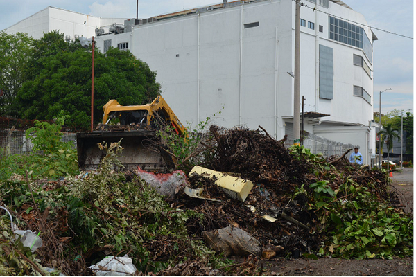 En una sola jornada, Veolia logró eliminar 52 toneladas de residuos en el sector del antiguo comisariato de Barrancabermeja