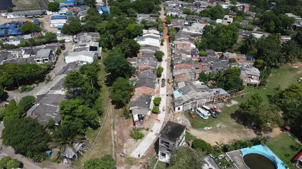 Pavimentación y renovación vial en Santa Isabel