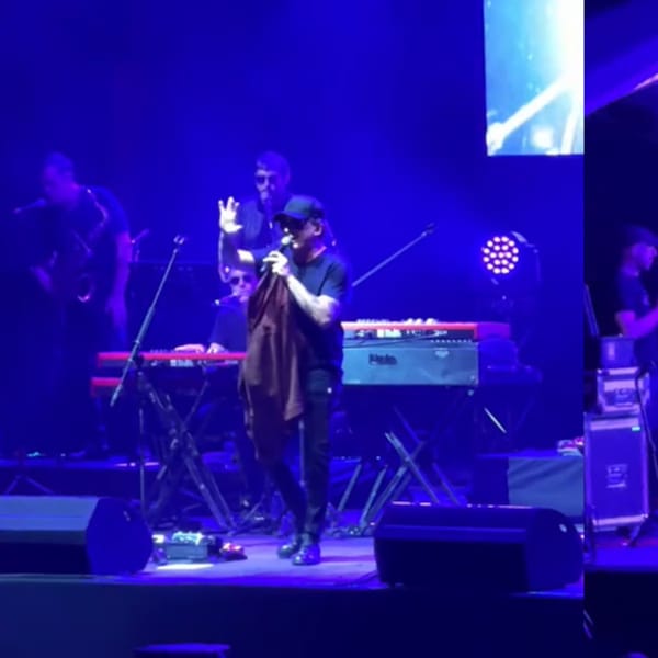 Andrés Calamaro abandonó el escenario en Cali en medio de abucheos