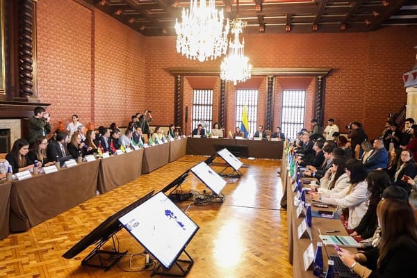 Santander estuvo presente en cumbre con Laura Sarabia para fortalecer cooperación internacional