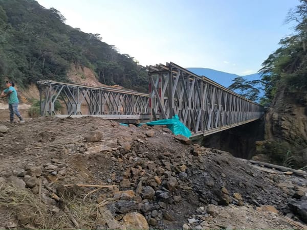 Reactivarán obras del puente El Congreso en San Andrés (S)