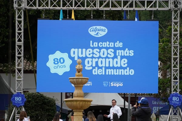 Colombia rompió récord mundial con la cata de quesos más grande del planeta