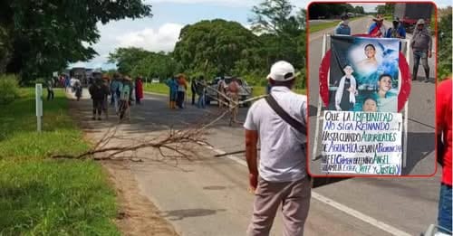 Protesta por asesinato de un menor en Aguachica
