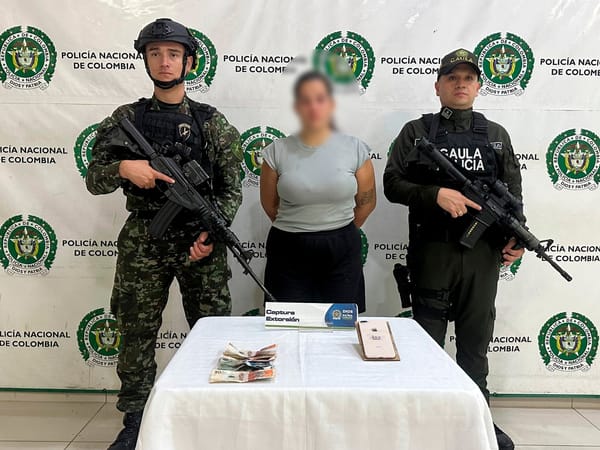 Capturada mujer por extorsión
