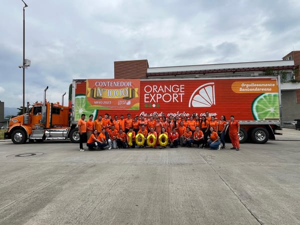 Orange Export alcanza su contenedor número 1.000 y celebra el éxito de pequeños productores en Santander