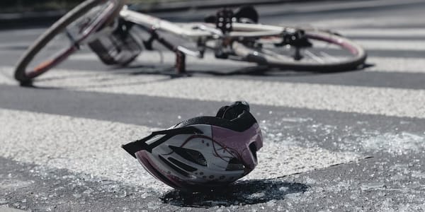 Trágico accidente de ciclista  en vía Girón- Bucaramanga