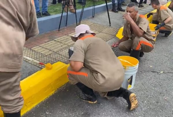 Reclusos 'embellecen' las calles de Bucaramanga