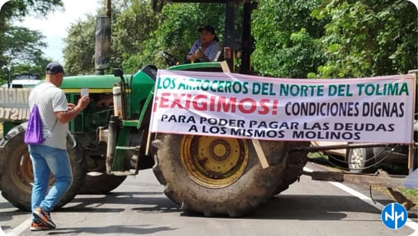 MinAgricultura pide a los arroceros levantar bloqueos para continuar en la negociación