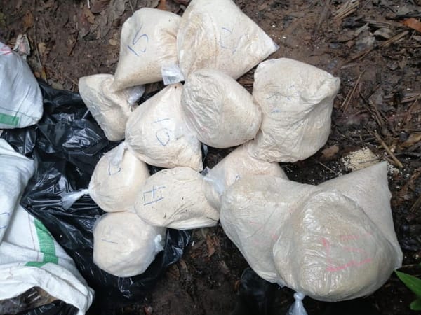 Incautan más de 120 kilos de base de coca