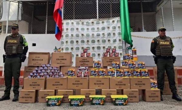 Incautan millonario cargamento de pólvora vía Bucaramanga- San Alberto