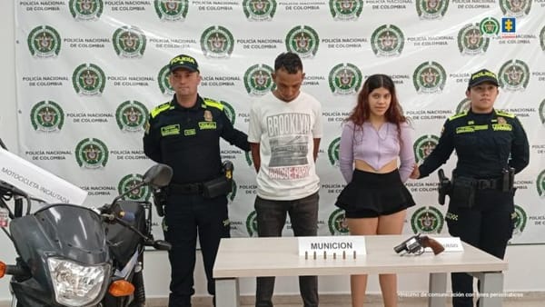 Capturada pareja que atacó con arma de fuego a mujer