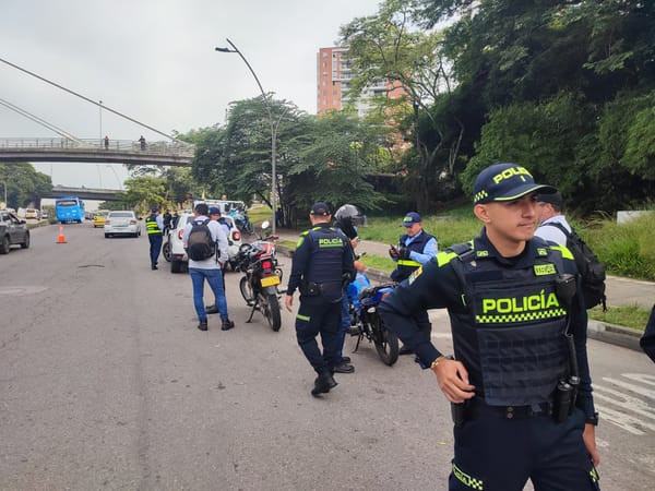 Gremios rechazan caos que generan los operativos de tránsito en la vía Floridablanca - Girón