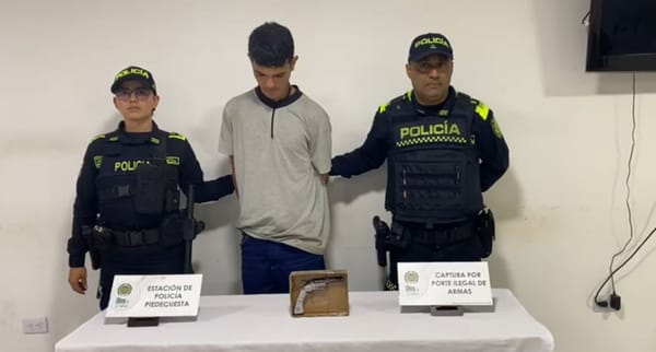 Capturan a extranjero por porte ilegal de arma de fuego