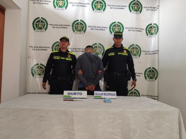 Capturan a presunto delincuente en flagrancia