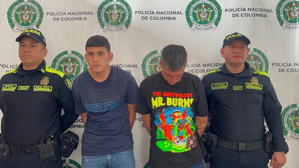 Capturados luego de hurtar celular a una mujer en Bucaramanga