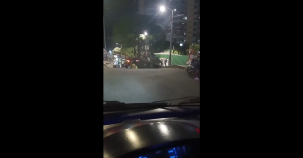 Video- Grúa perdió el control entre el Cacique y la pedregosa