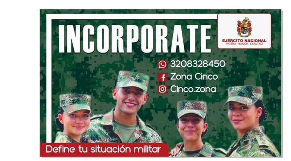 Una oportunidad de vida en el Ejército Nacional