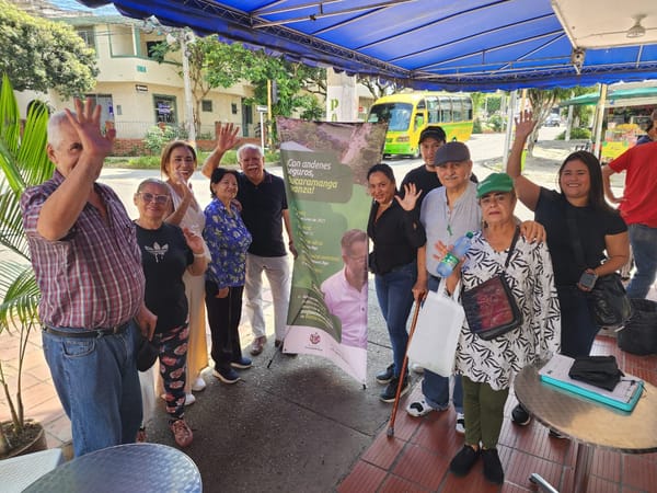 Renovación de andenes para hacer más presentable la ‘Ciudad Bonita’