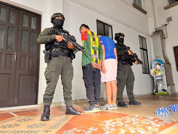 Autoridades capturan a cuatro personas con armas de fuego y drogas en Bucaramanga