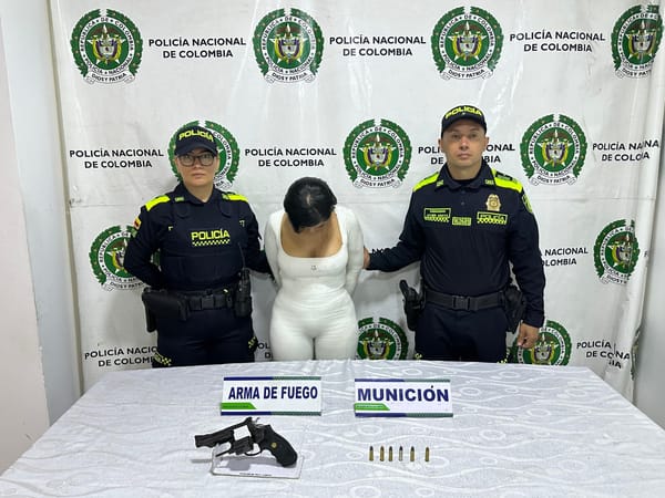 Mujer fue capturada en flagrancia tras hurto en parque de Bucaramanga