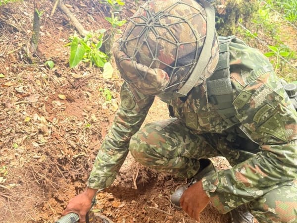 Destruido campo minado en Norte de Santander