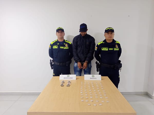 Pretendían comercializar estupefacientes y fueron capturados en Zapatoca