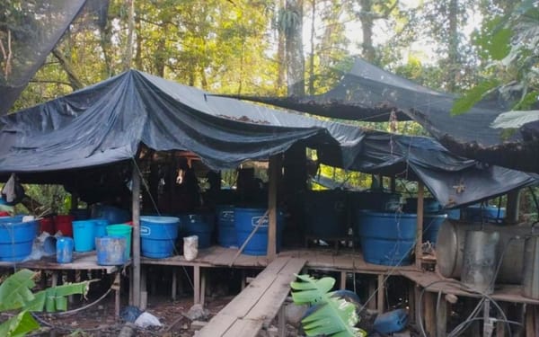 Desmantelado laboratorio de coca perteneciente al ELN en Ocaña