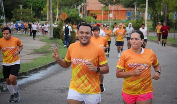 Corriendo por un mejor mañana en Barrancabermeja