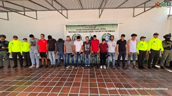 Megaoperativo contra el microtráfico en Norte de Santander deja 14 capturados