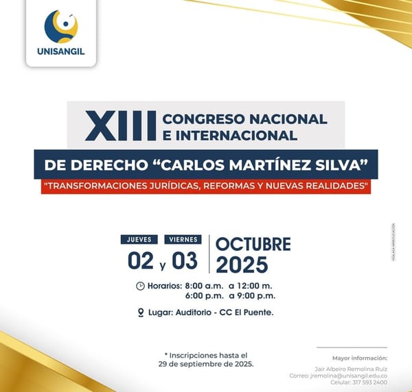 XIII Congreso Nacional de abogados en UNISANGIL