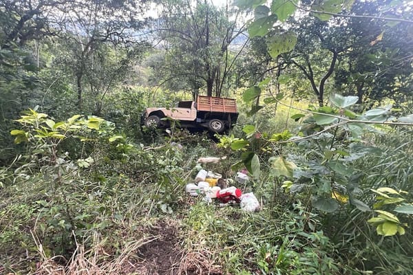 Muere agricultor tras volcamiento de camioneta en Curití