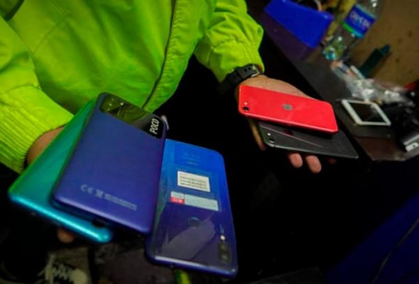 Capturado hombre en Floridablanca por receptación de más de 100 celulares