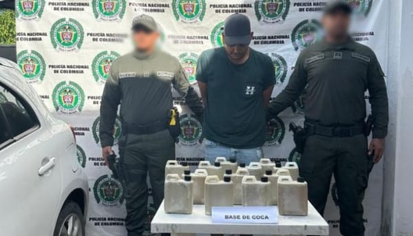 Incautan más de 14 kilos de base de coca con destino a Bucaramanga