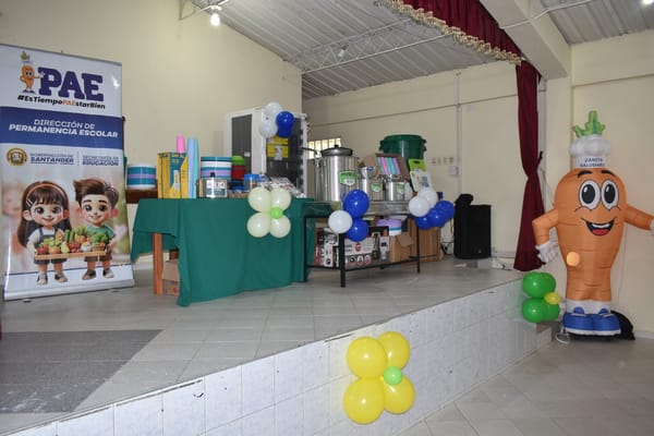 Modernizado el restaurante escolar en Aratoca, Santander