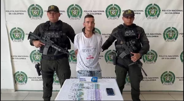 Capturado ‘Juan Mechas’ cuando recibía dos millones de una extorsión en Bucaramanga