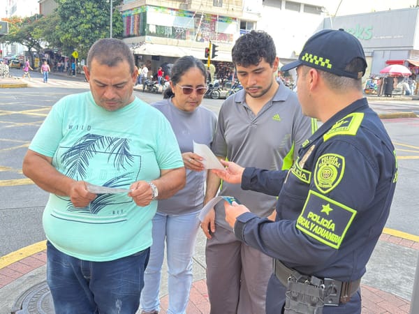 Sensibilización contra el contrabando en Bucaramanga