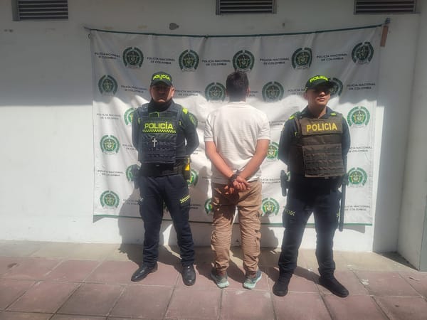 Hombre violó prisión domiciliaria por porte de armas de fuego en Santander y fue sorprendido por la policía