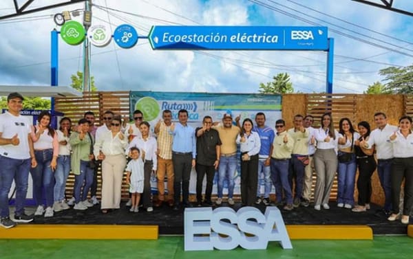 ESSA inaugura en San Alberto ecoestación eléctrica que se conecta al corredor verde del país