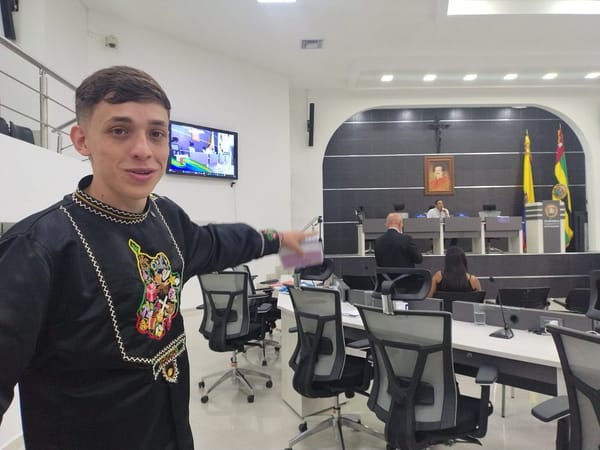 El diputado más joven de Colombia fue elegido en la Mesa Directiva tras 8 días de llegar a la Asamblea de Santander