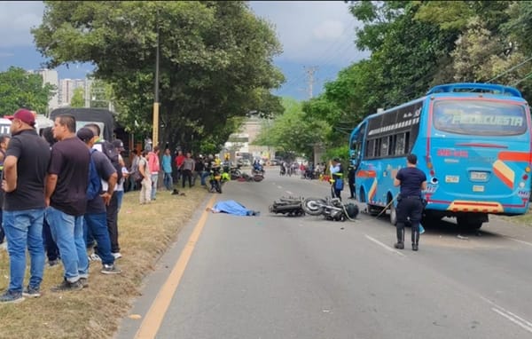 Un muerto y varios heridos en accidente múltiple en el anillo  vial Girón - Floridablanca