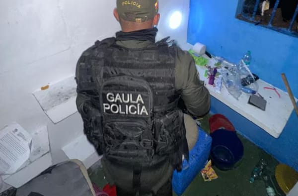Desmantelada centras de extorsiones en la Cárcel Palogordo de Girón