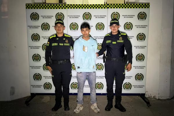 Capturan a 'TVS', temido sicario de 'Los de la M' en Santander