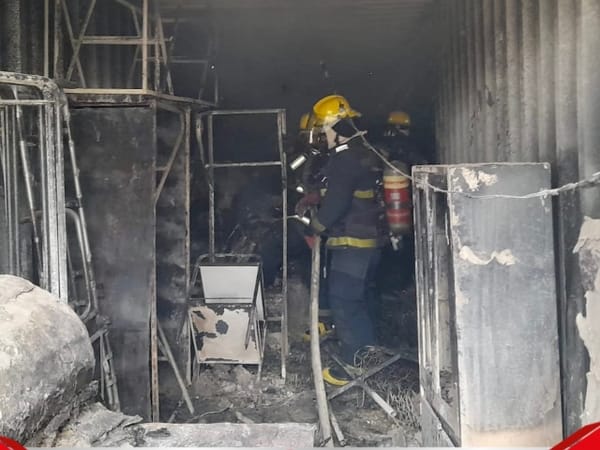 Incendio en Anillo Vial Girón- Floridablanca generó pánico