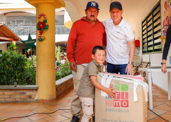 Seis mil rostros iluminados con una sonrisa de Navidad en Piedecuesta