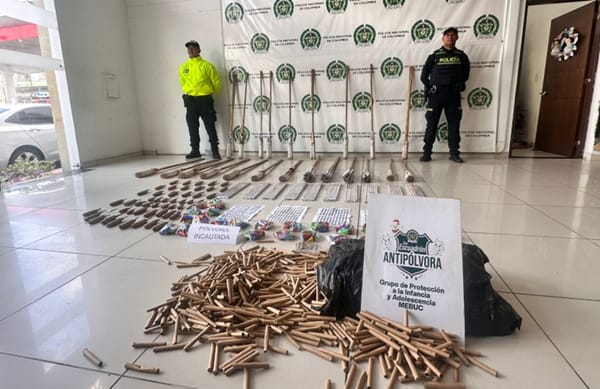 Ofensiva contra la venta ilegal de pólvora en "Una Navidad con Propósito" de Bucaramanga