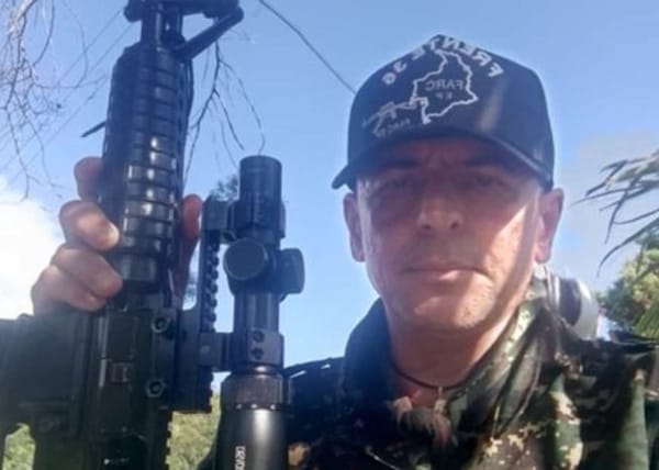 Murió alias “Cinco” líder de las FARC en Antioquia